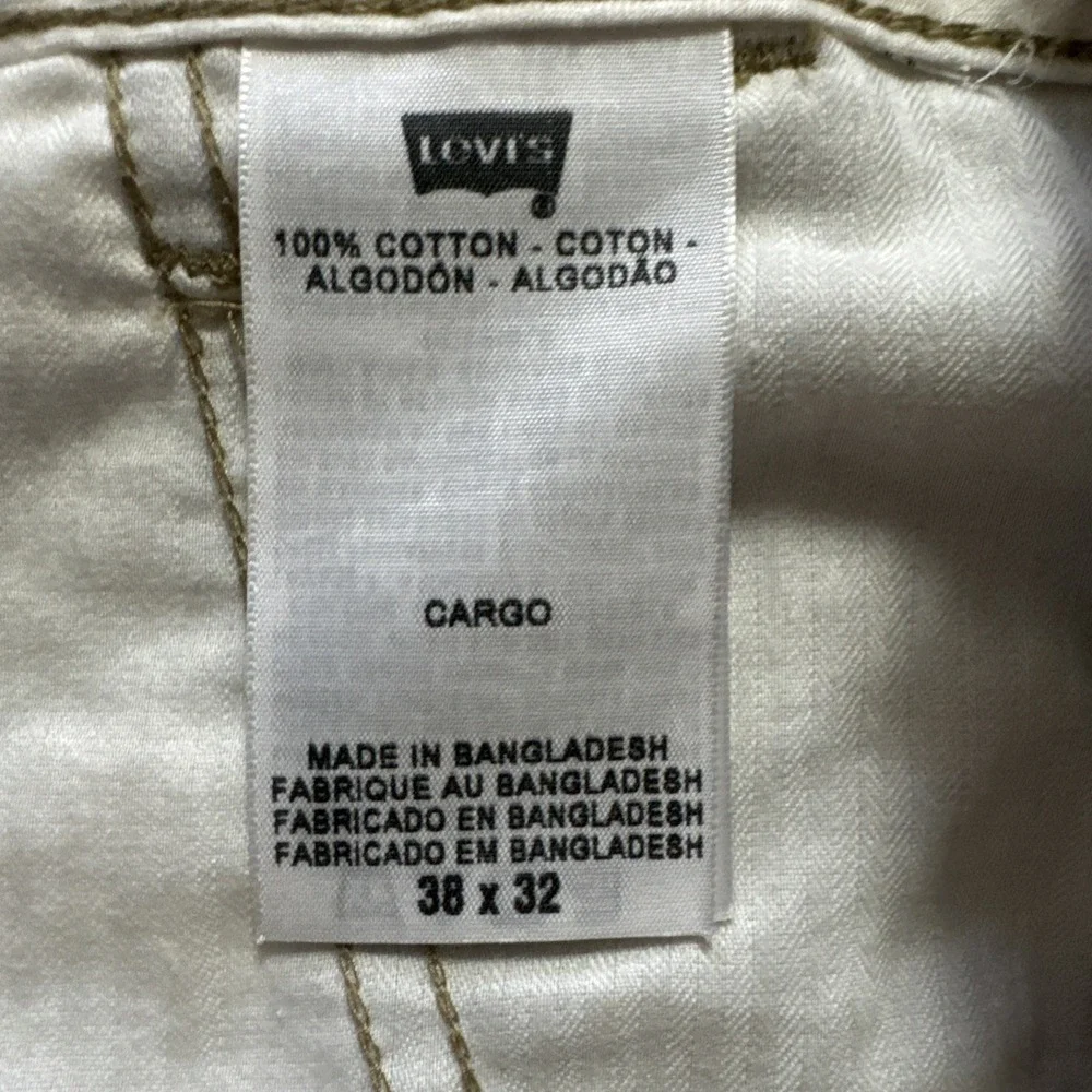 Levis Loose Straight Cargo Pants Y2K Baggy Relaxed Workwear Utility 38x32 /38x30